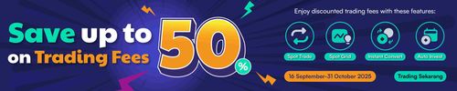 Diskon Trading Fee 50%